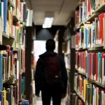 Person in Library